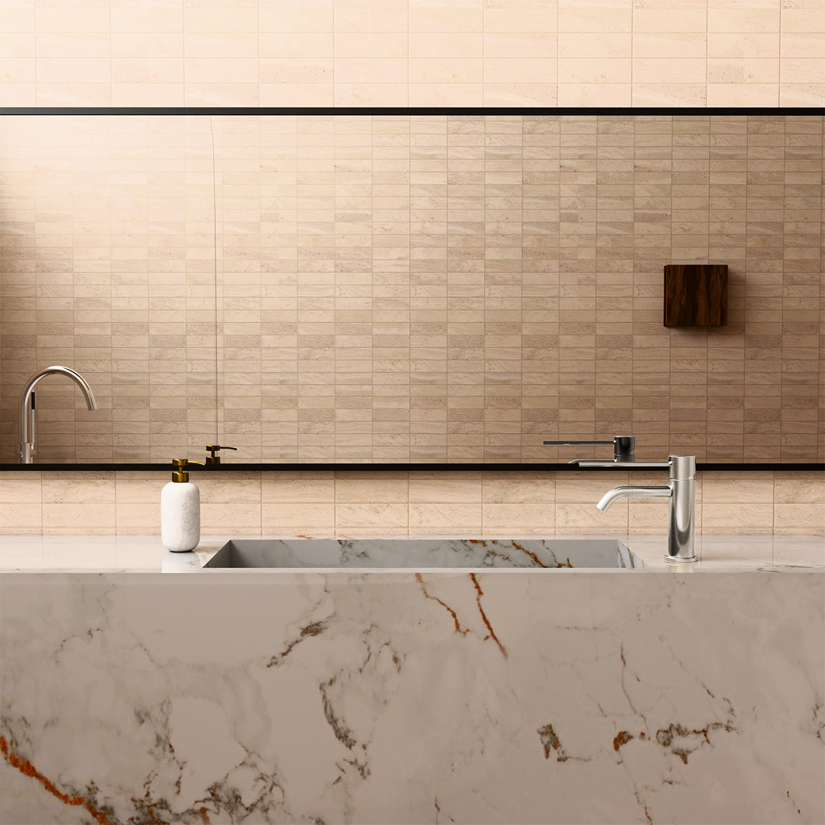 Mecca Care Basin Mixer Brushed Nickel