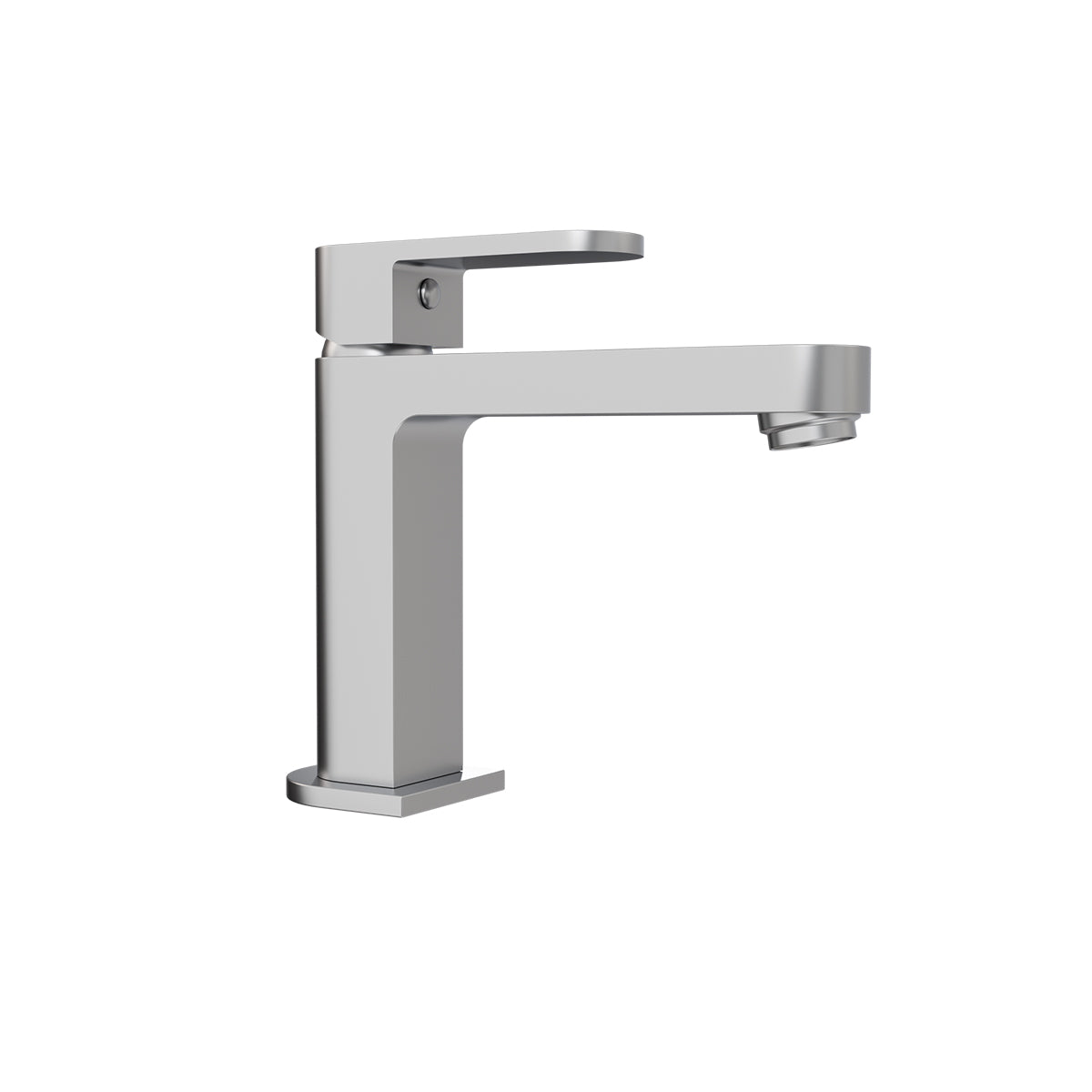 Ecco Short Basin Mixer Brushed Nickel
