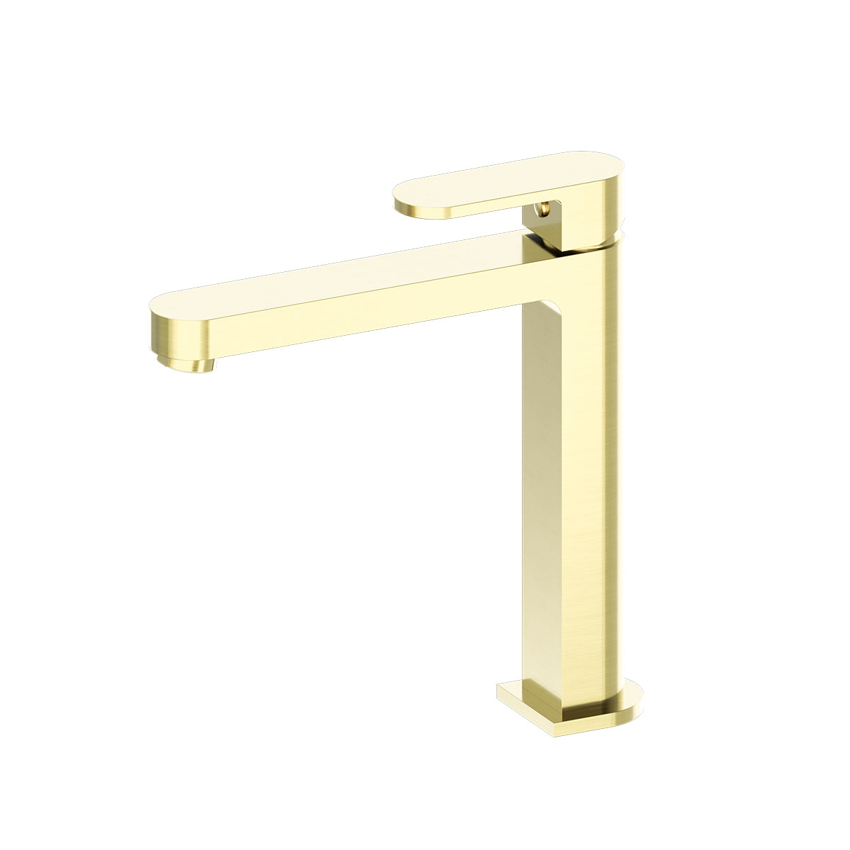 Ecco Tall Basin Mixer Brushed Gold