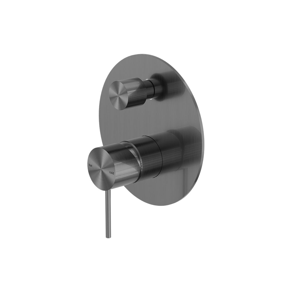 Mecca Shower Mixer With Divertor Gun Metal