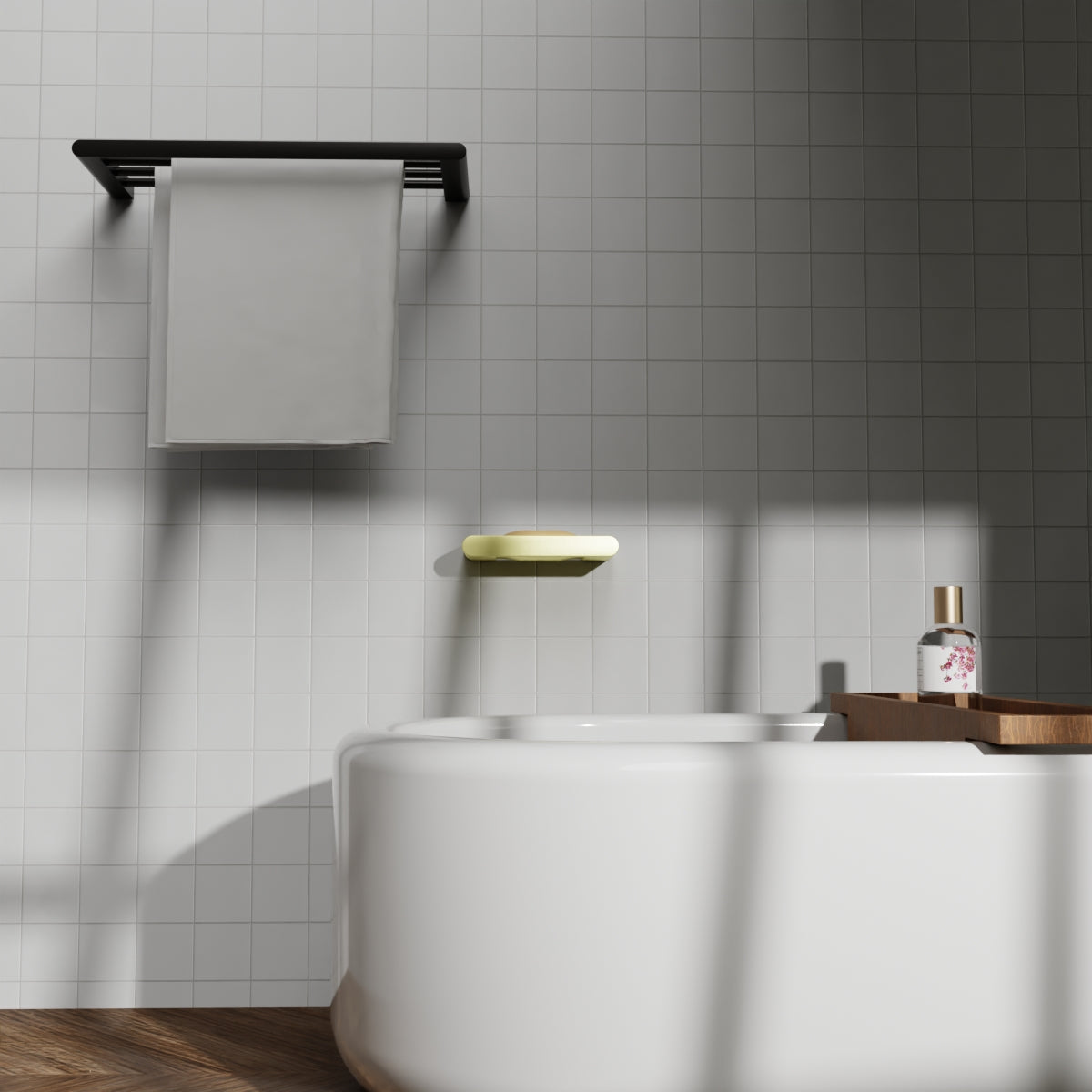 Bianca Soap Dish Holder Brushed Gold