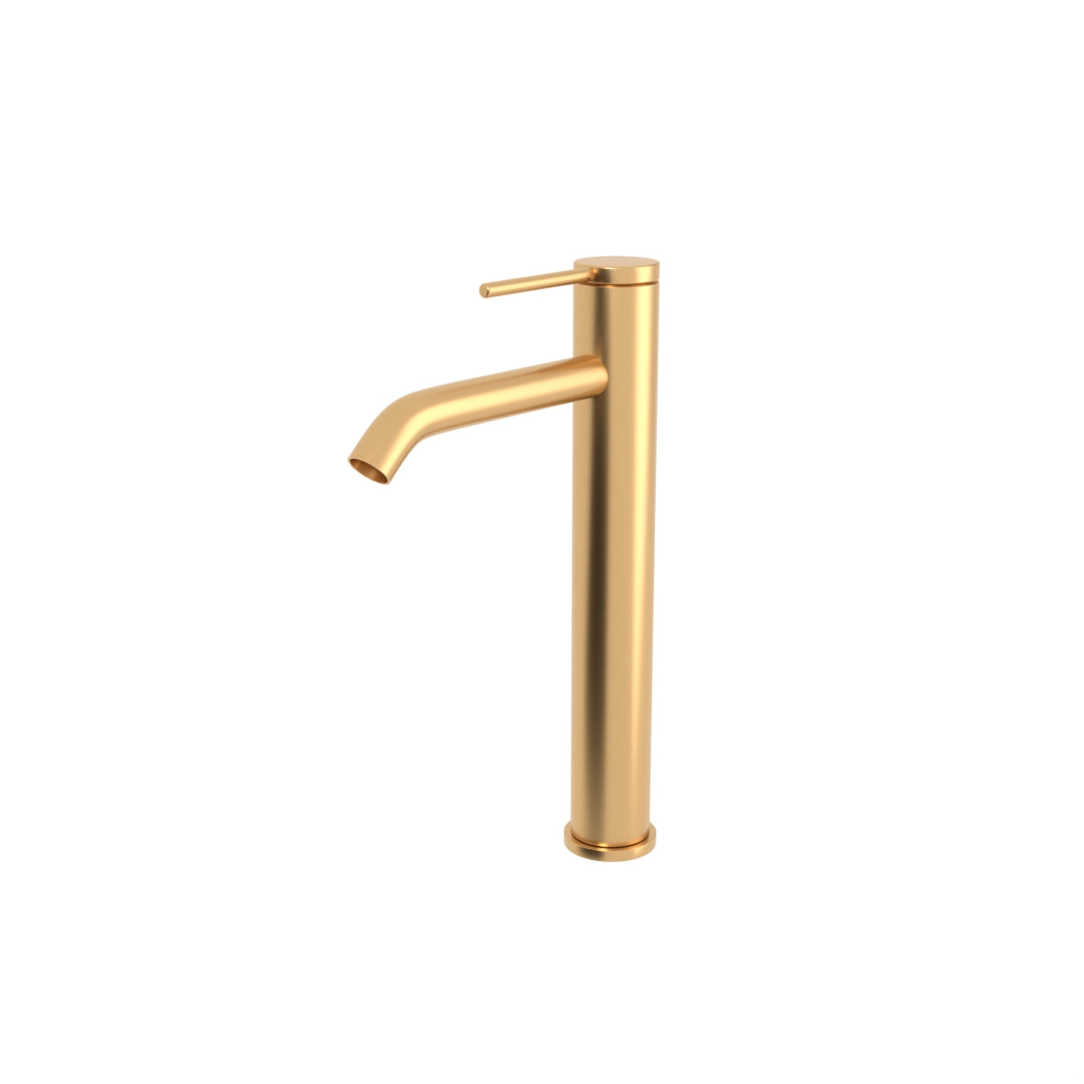 Components Super Tall Single Lever Basin Mixer - Brushed Brass