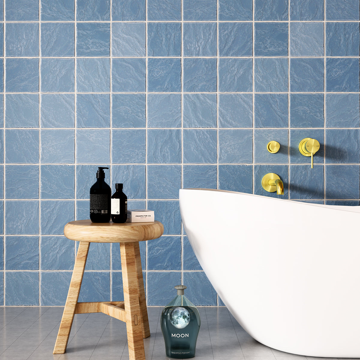 Mecca Shower Mixer With Horizontal 2 Way Divertor Brushed Gold