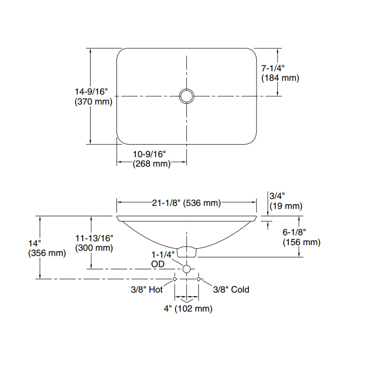 Dutchmaster in Blush Floral on Carillon Rect Vessel