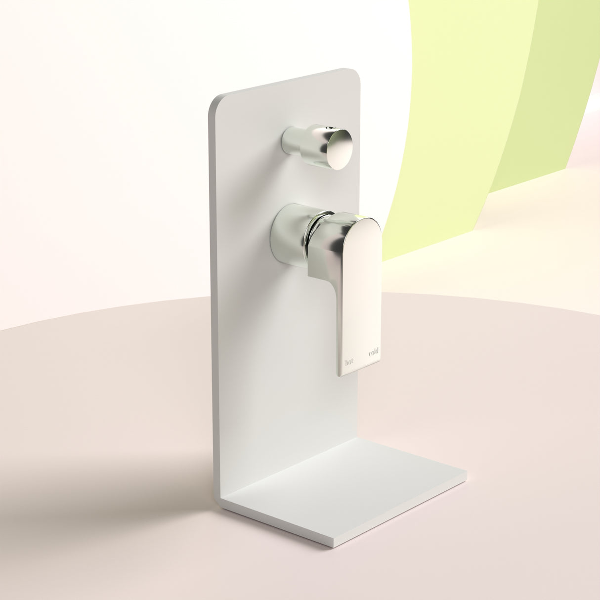 Bianca Shower Mixer With Divertor Separate Plate Chrome