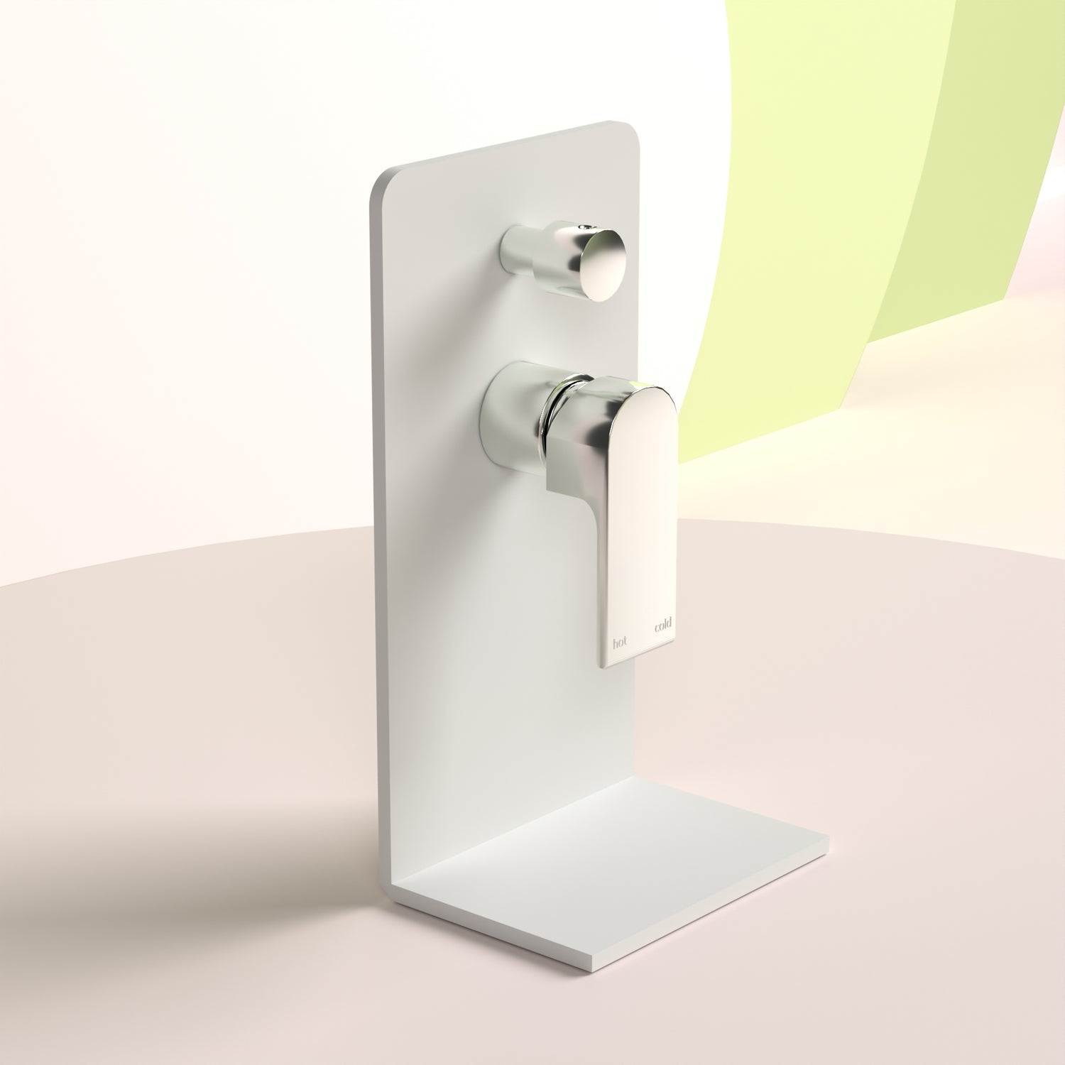 Bianca Shower Mixer With Divertor Separate Plate Chrome