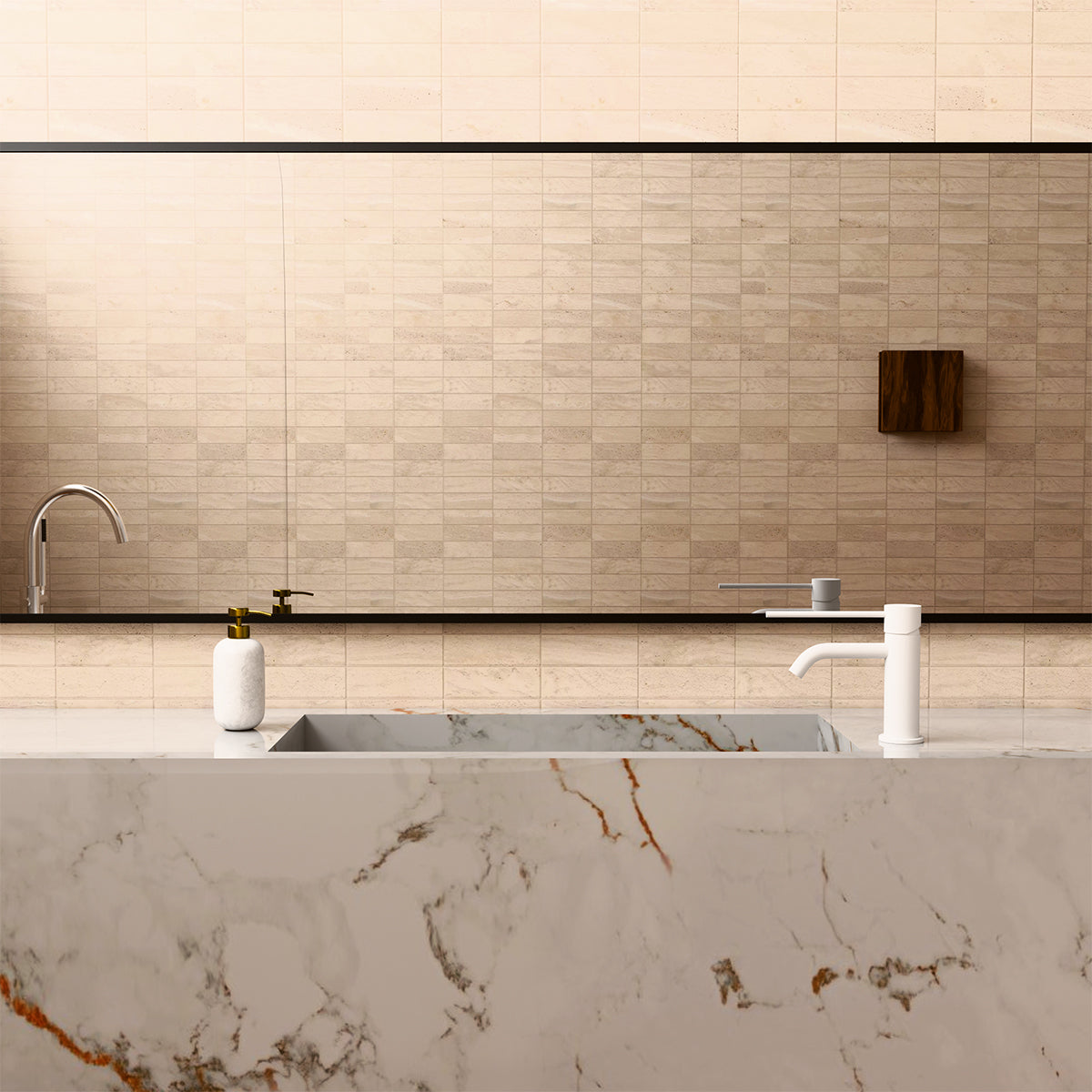 Mecca Care Basin Mixer Matte White