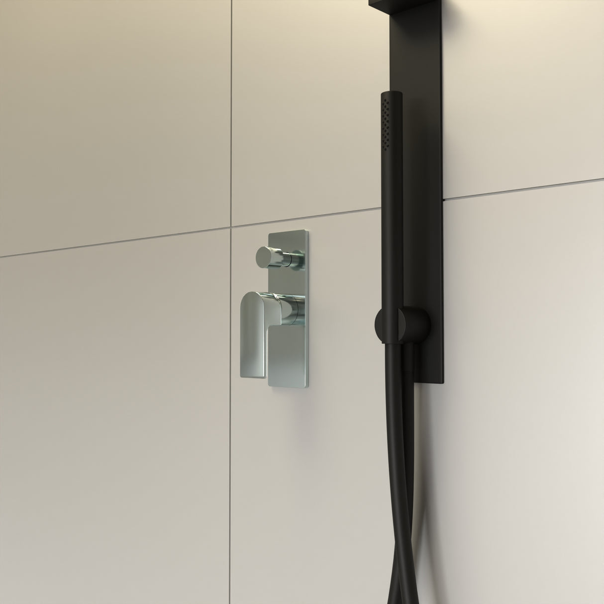 Bianca Shower Mixer With Divertor Chrome