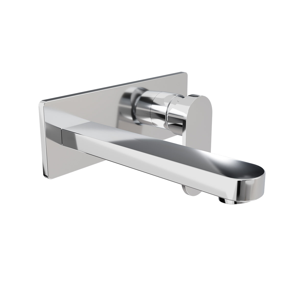 Ecco Wall Basin/Bath Mixer Chrome