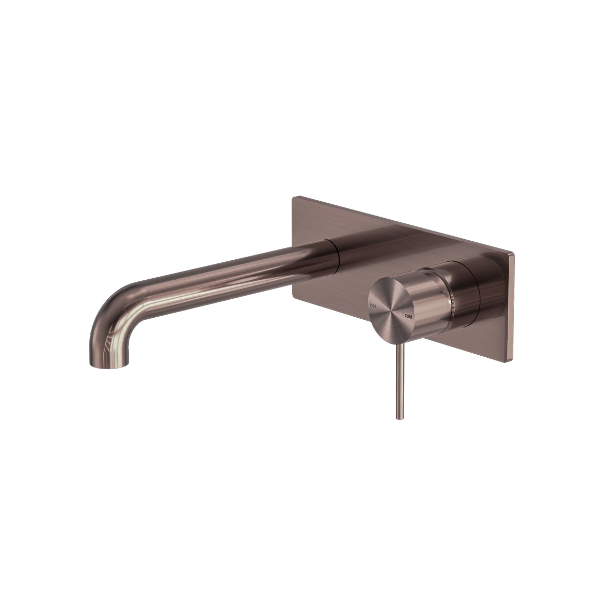 Mecca Wall Basin/Bath Mixer 185mm Brushed Bronze