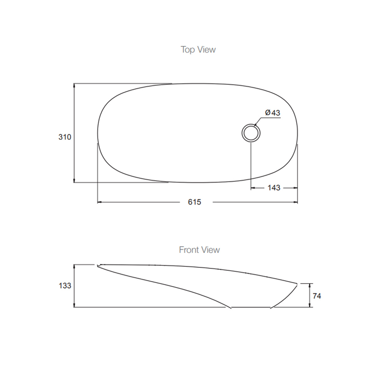 Petaline Vessel Basin