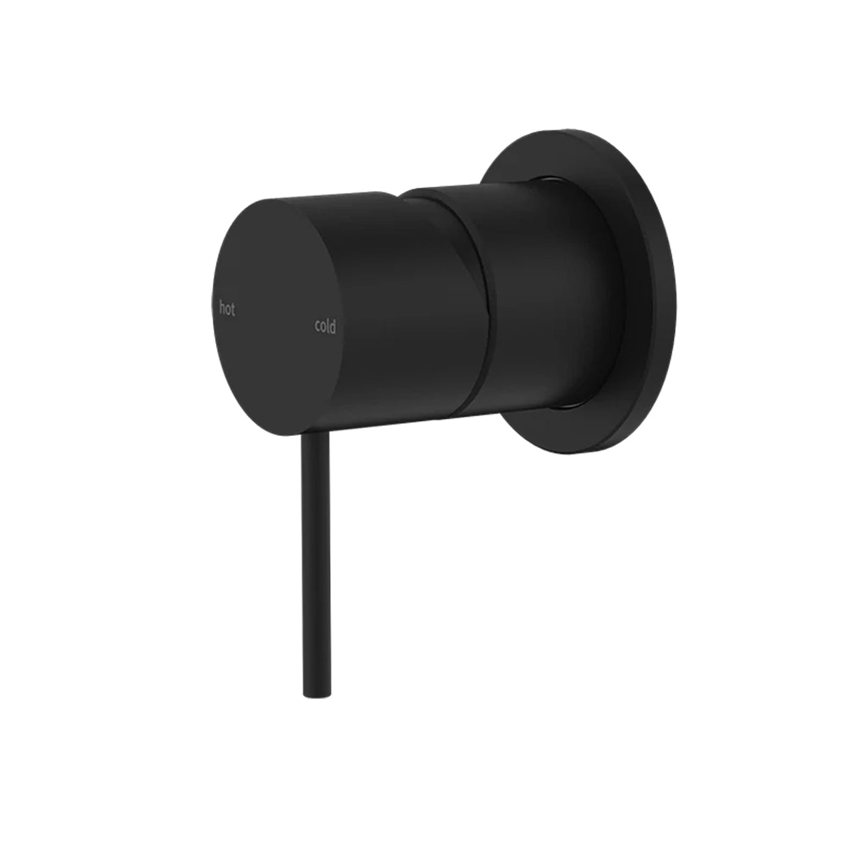 Mecca Shower Mixer 60mm Plate Matte Black
