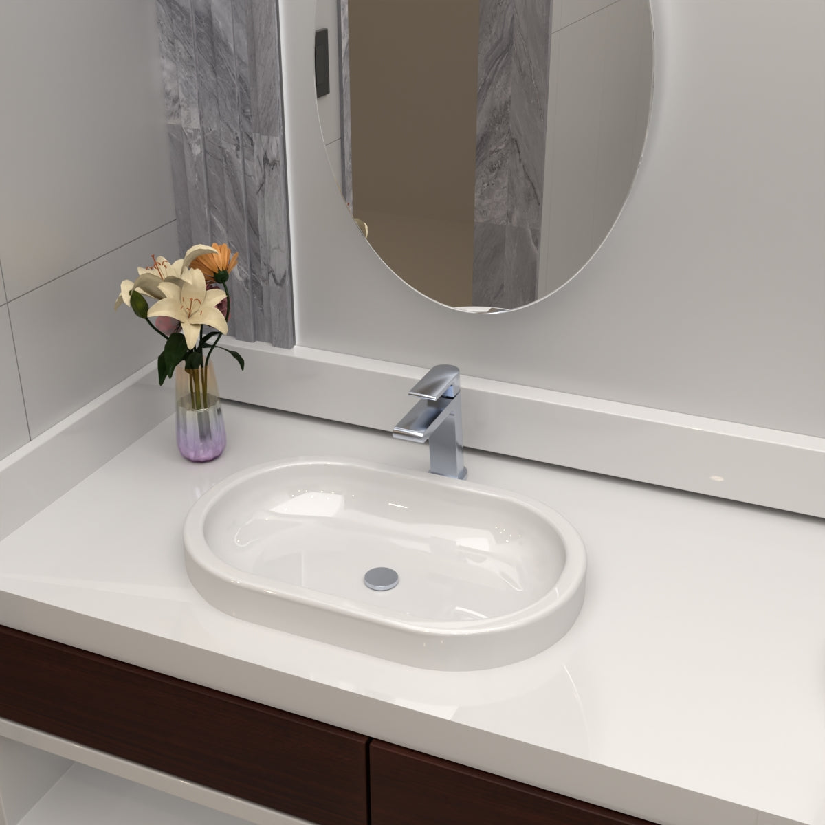 BIANCA BASIN MIXER CHROME