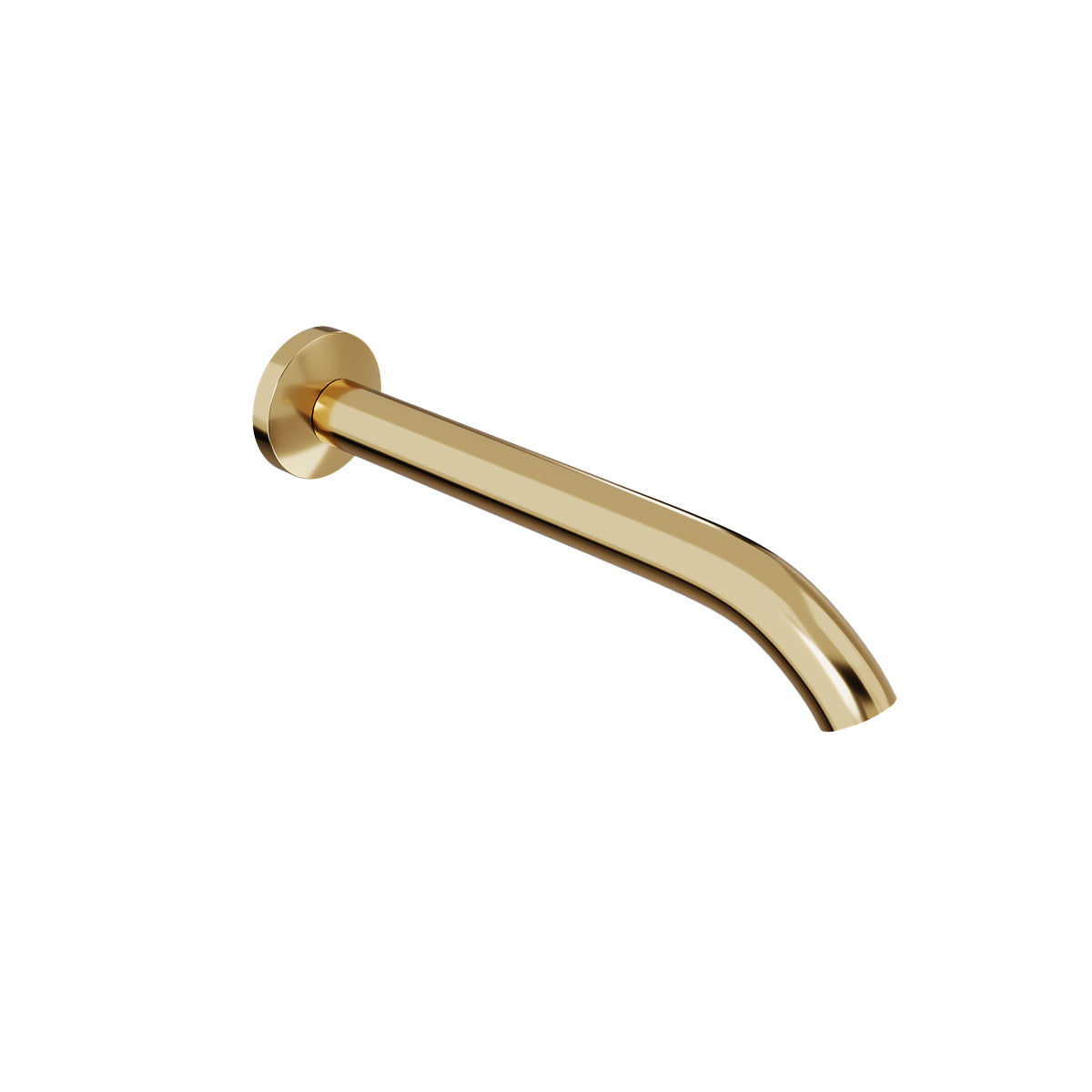 Components Wall Mount Bath Spout - Brushed Brass