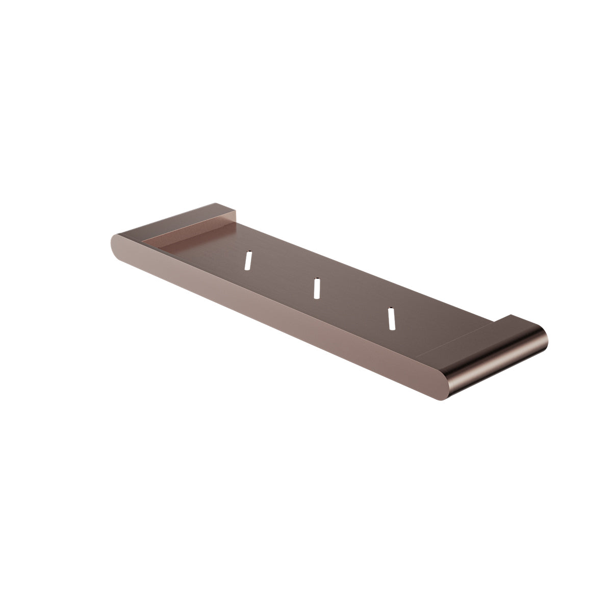 Bianca Metal Shower Shelf Brushed Bronze