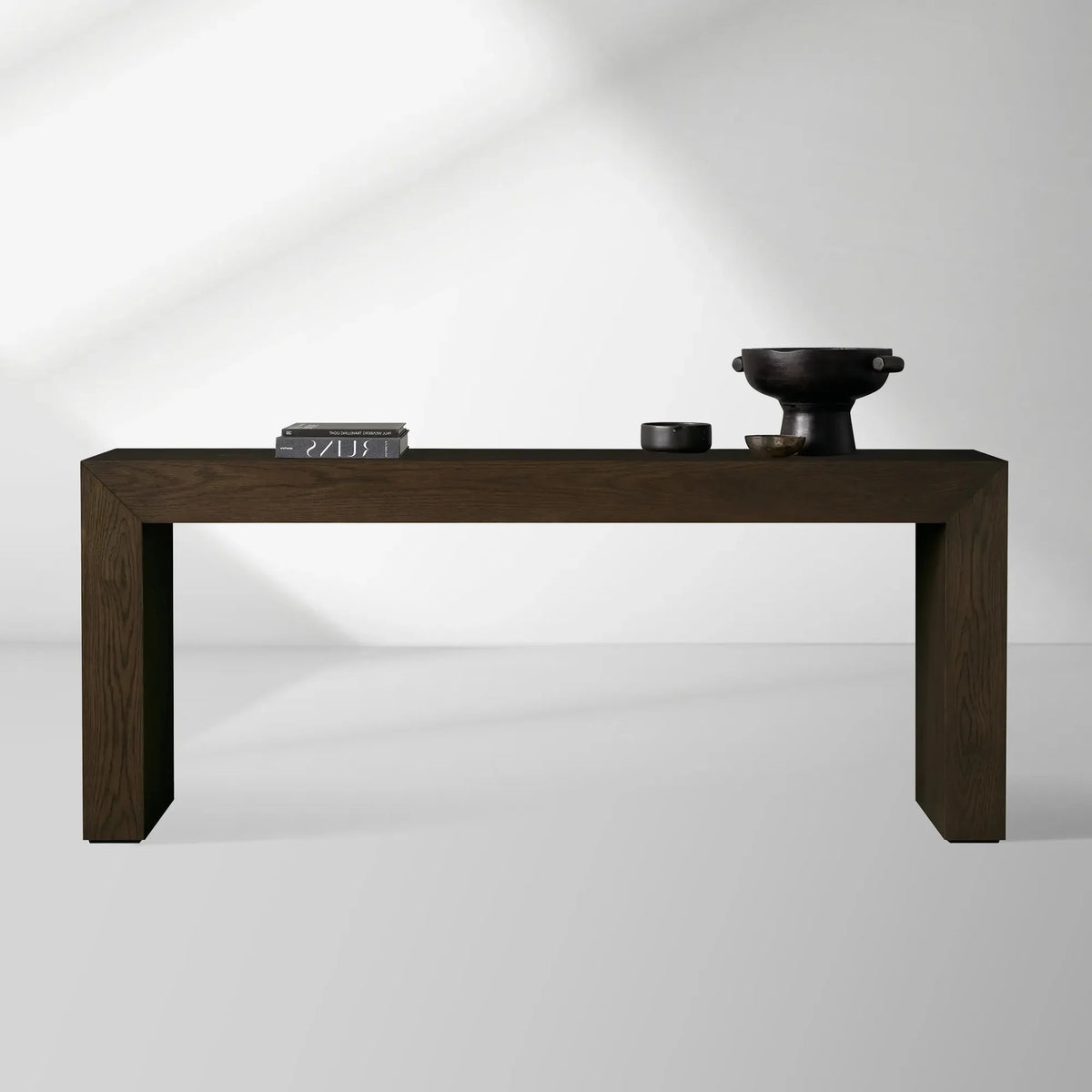 Sullivan Entryway Console Table Solid Oak Hallway Entrance Table