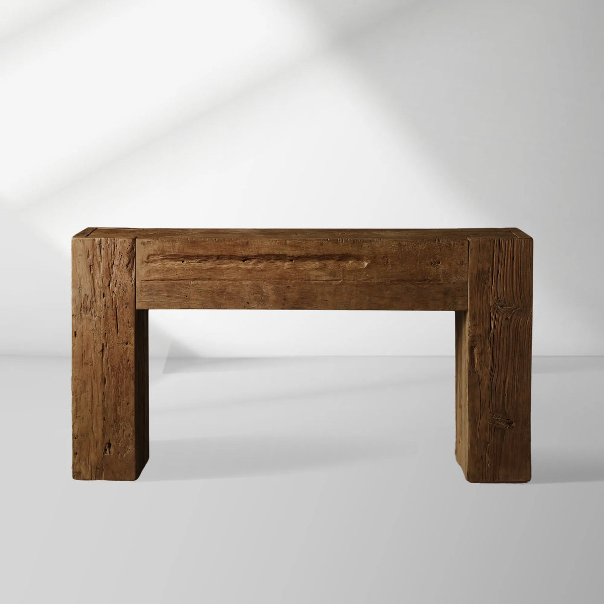 Ubud Wood Entrance Console Table Reclaimed Teak Sidewalk Table
