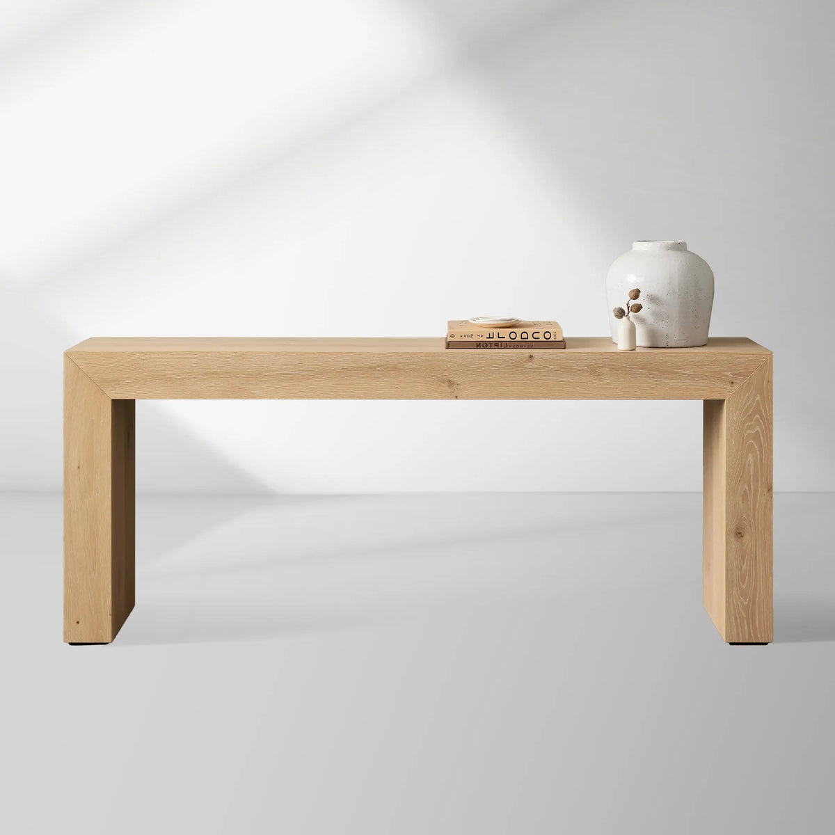 Sullivan Entryway Console Table Solid Oak Hallway Entrance Table