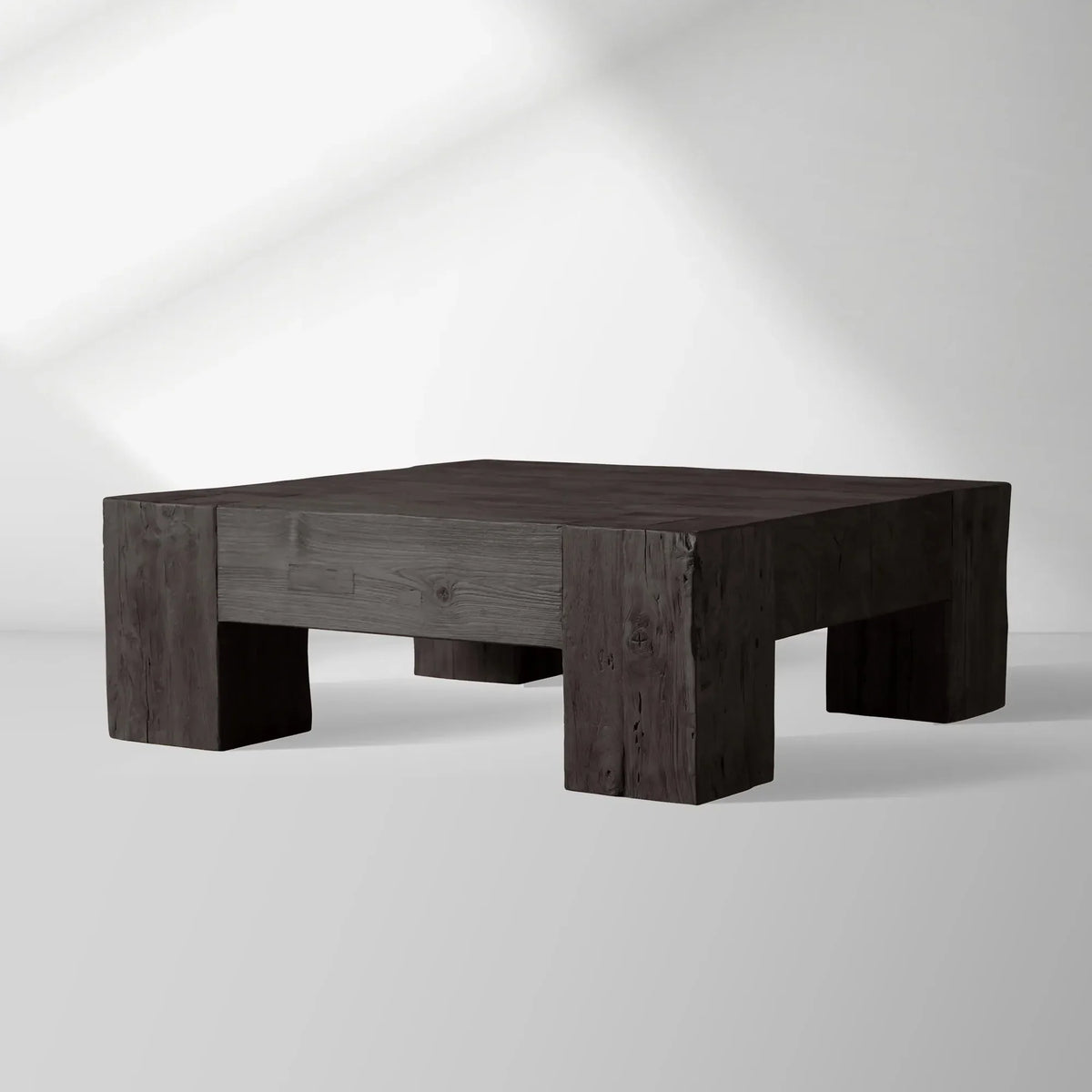 Ubud Square Reclaimed Teak Coffee Table Wood Living Room Center Tea Table Vintage Cocktail Table