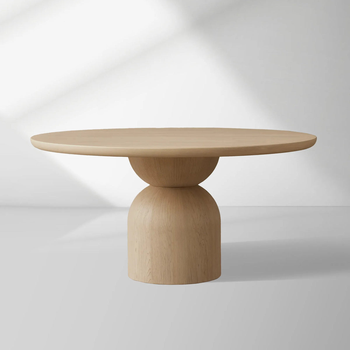 Perth Round Romanian Wood Dining Table
