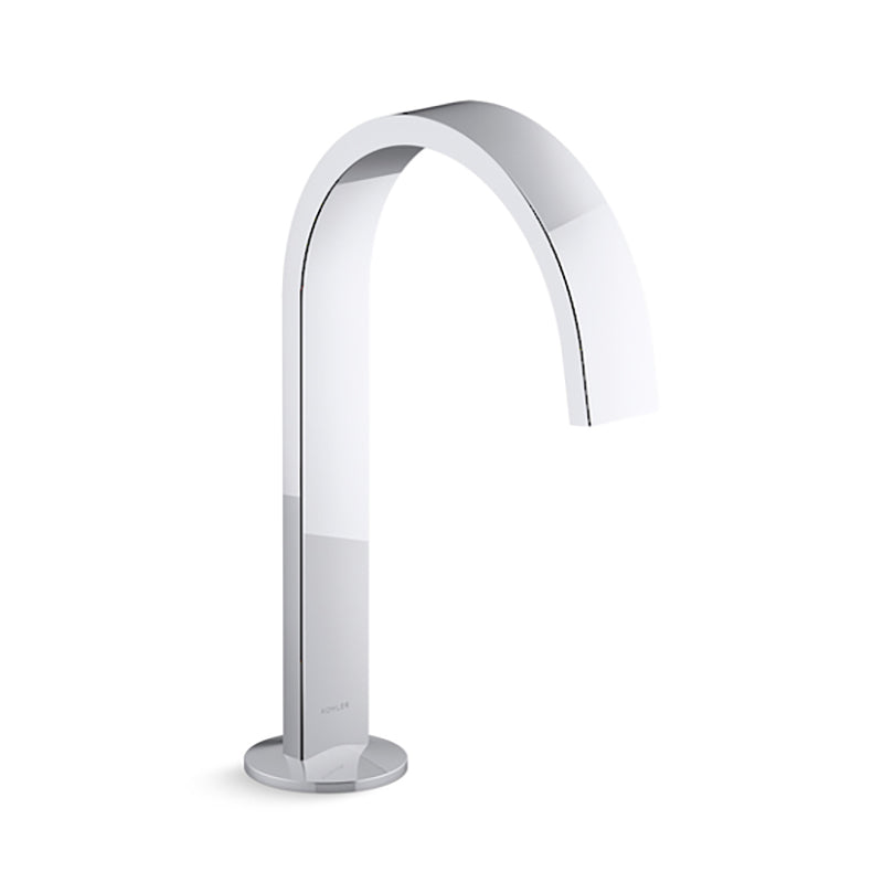 Components Basin Spout - Ribbon Polished Chrome