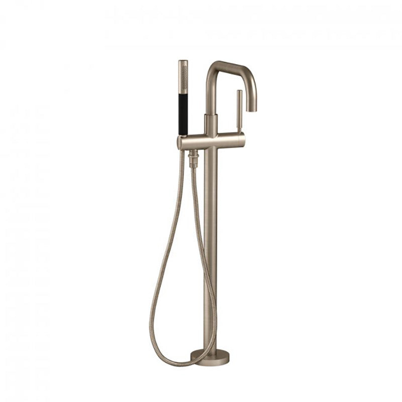 Purist Floor Mount Bath Filler with Mounting Plate Brushed Bronze 78404A-BV