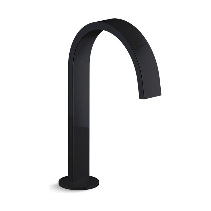 Components Hob Mount Bath Spout - Ribbon Matte Black 26151T-BL