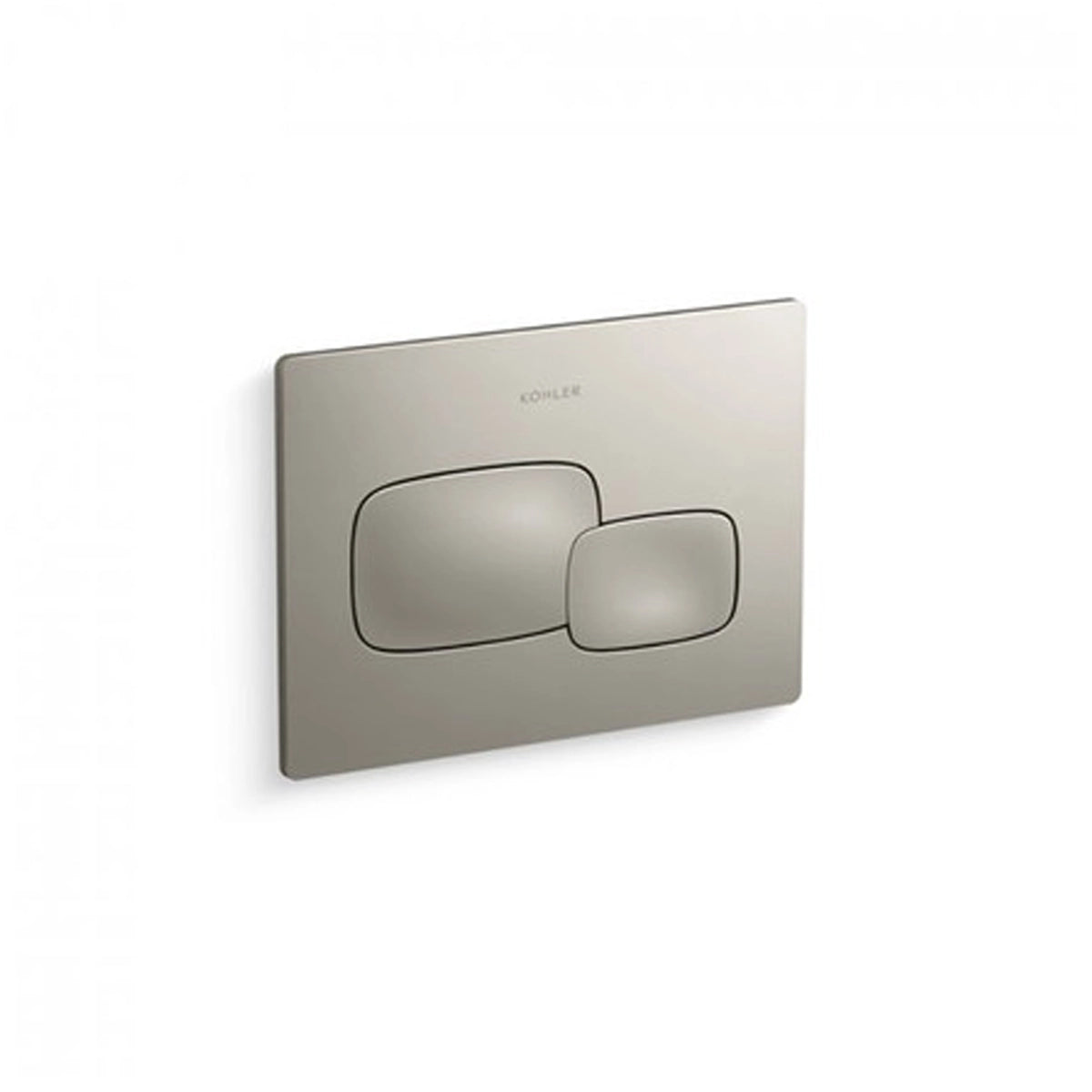 Pebble Pneumatic Face Plate in Moderne Brushed Nickel