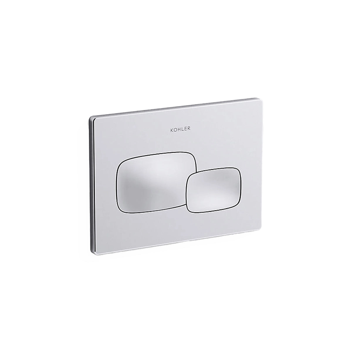 Pebble Pneumatic Face Plate in Chrome