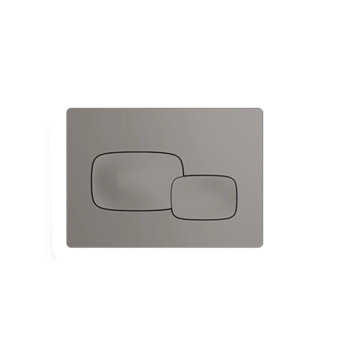Pebble Pneumatic Face Plate in Titanium