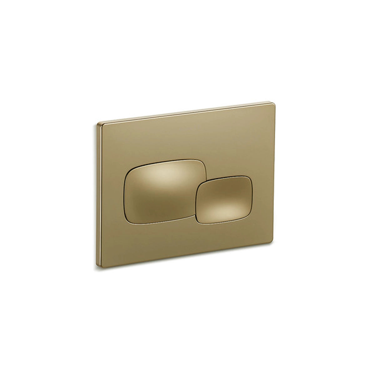 Pebble Pneumatic Face Plate in Moderne Brushed Brass (2MB)