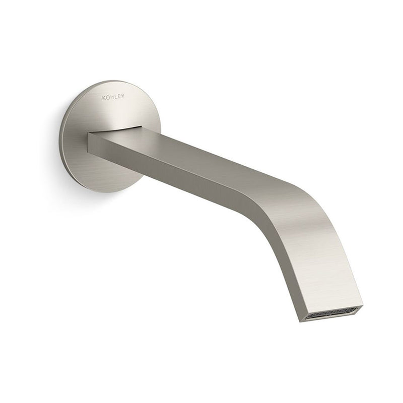 Components Ribbon Basin Spout - Brushed Nickel