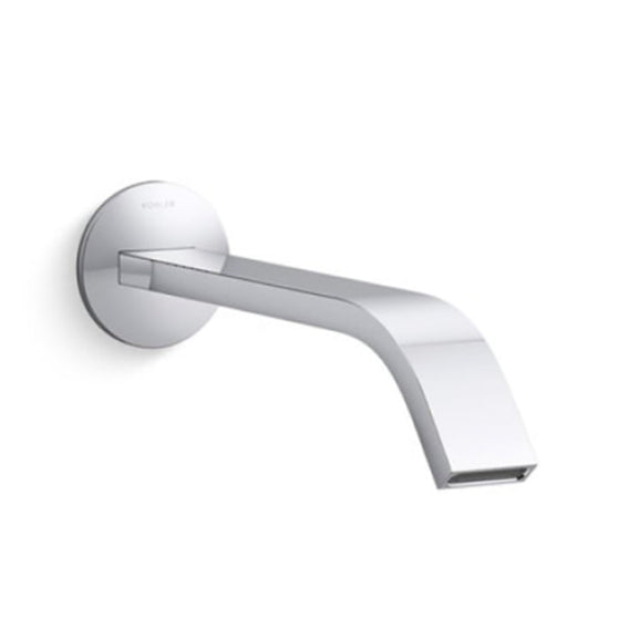 Components Ribbon Basin Spout - Polished Chrome