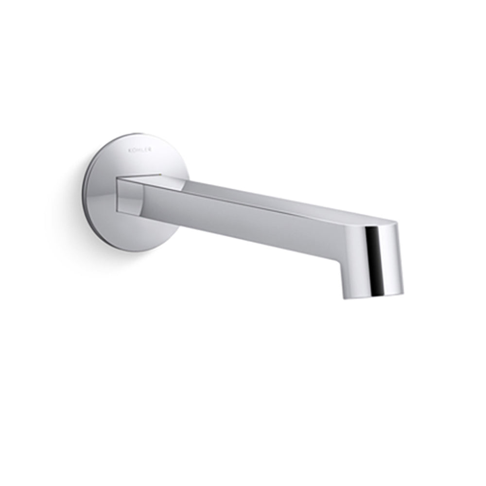 Components Row Basin Spout - Polished Chrome