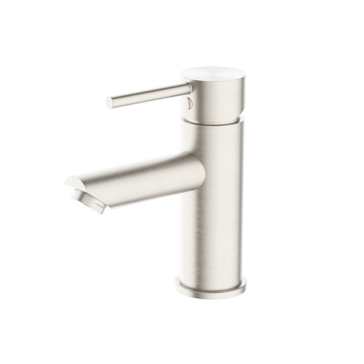 Dolce Basin Mixer Straight Spout Brushed Nickel