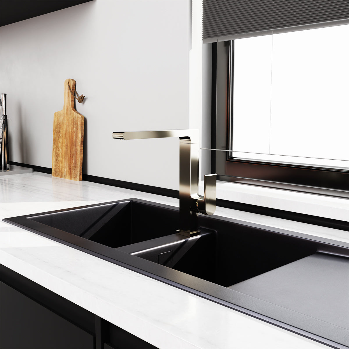 Bianca Kitchen Mixer Brushed Nickel