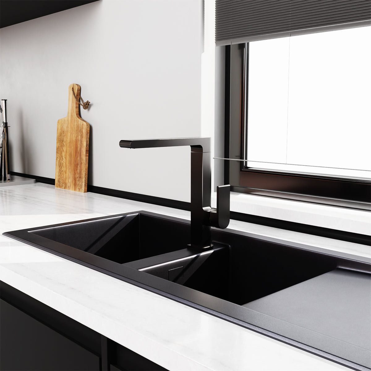 Bianca Kitchen Mixer Matte Black