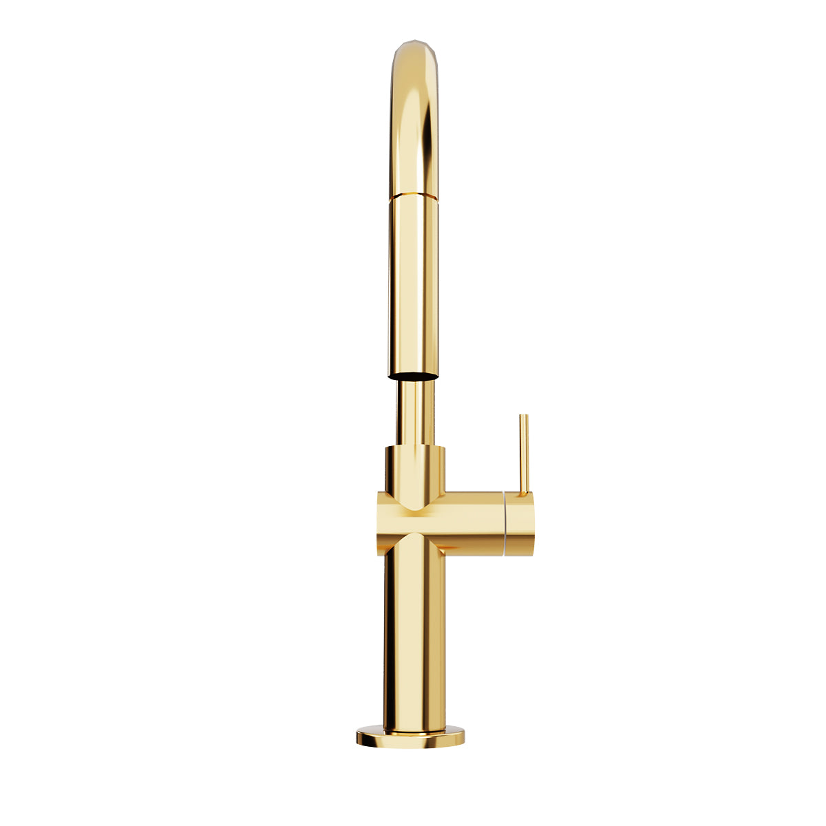 Crue Kitchen Mixer Brushed Brass