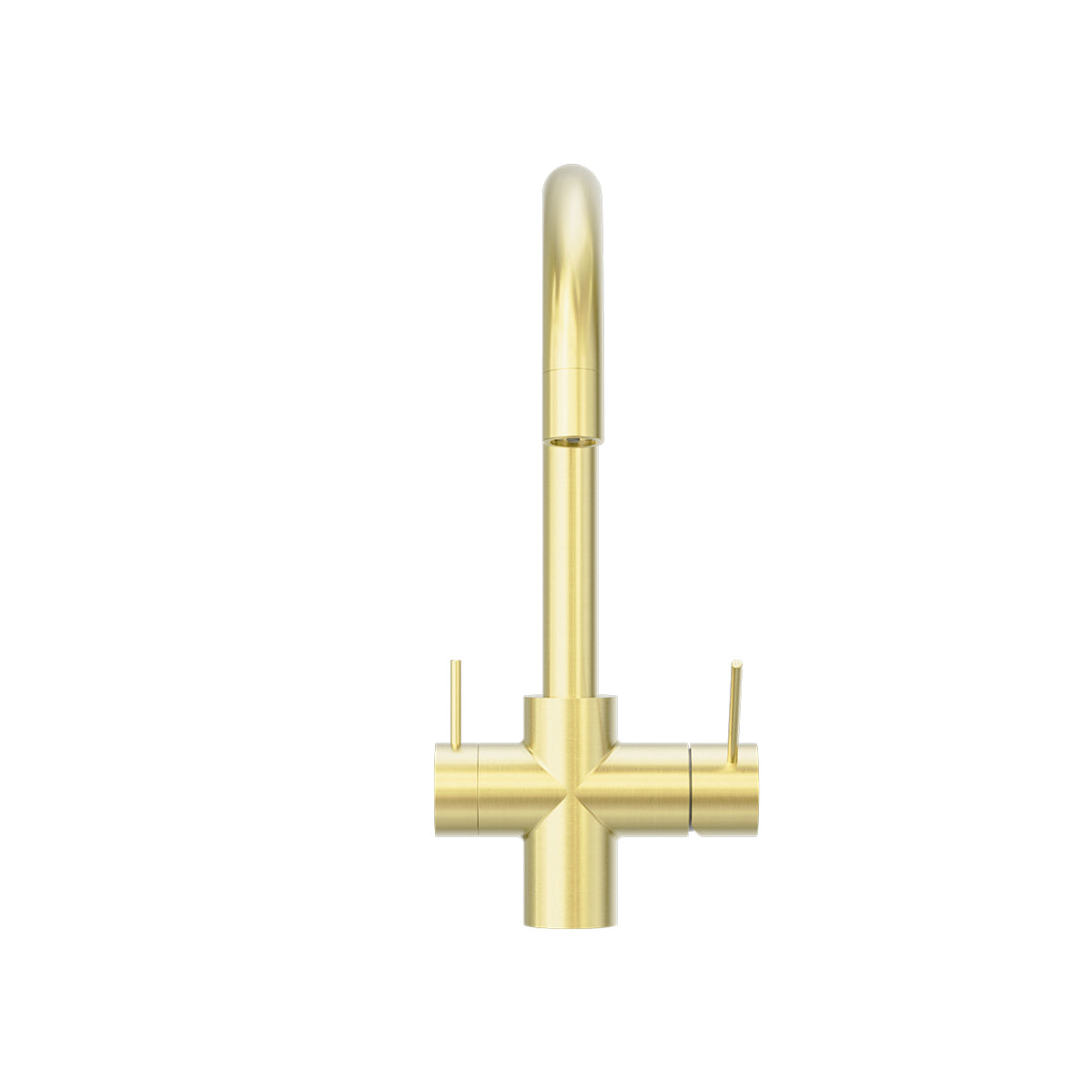 Mecca 3 Way Filtered Mixer Tap Brushed Gold