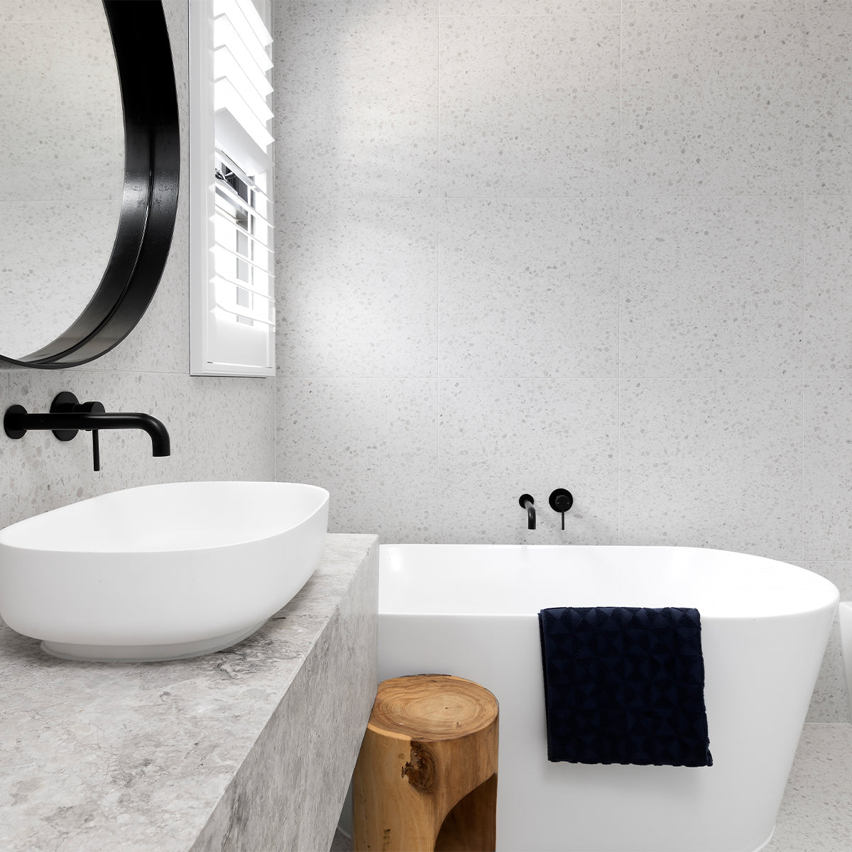 Dolce Wall Basin/Bath Mixer Separate Back Plate Brushed Gold