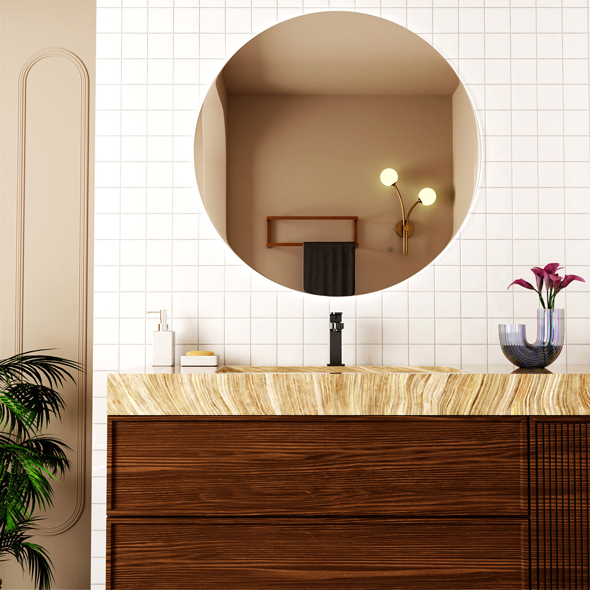 Ecco Short Basin Mixer Matte Black