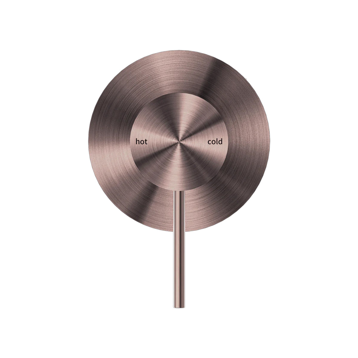 Mecca Shower Mixer 80mm Plate Brushed Bronze