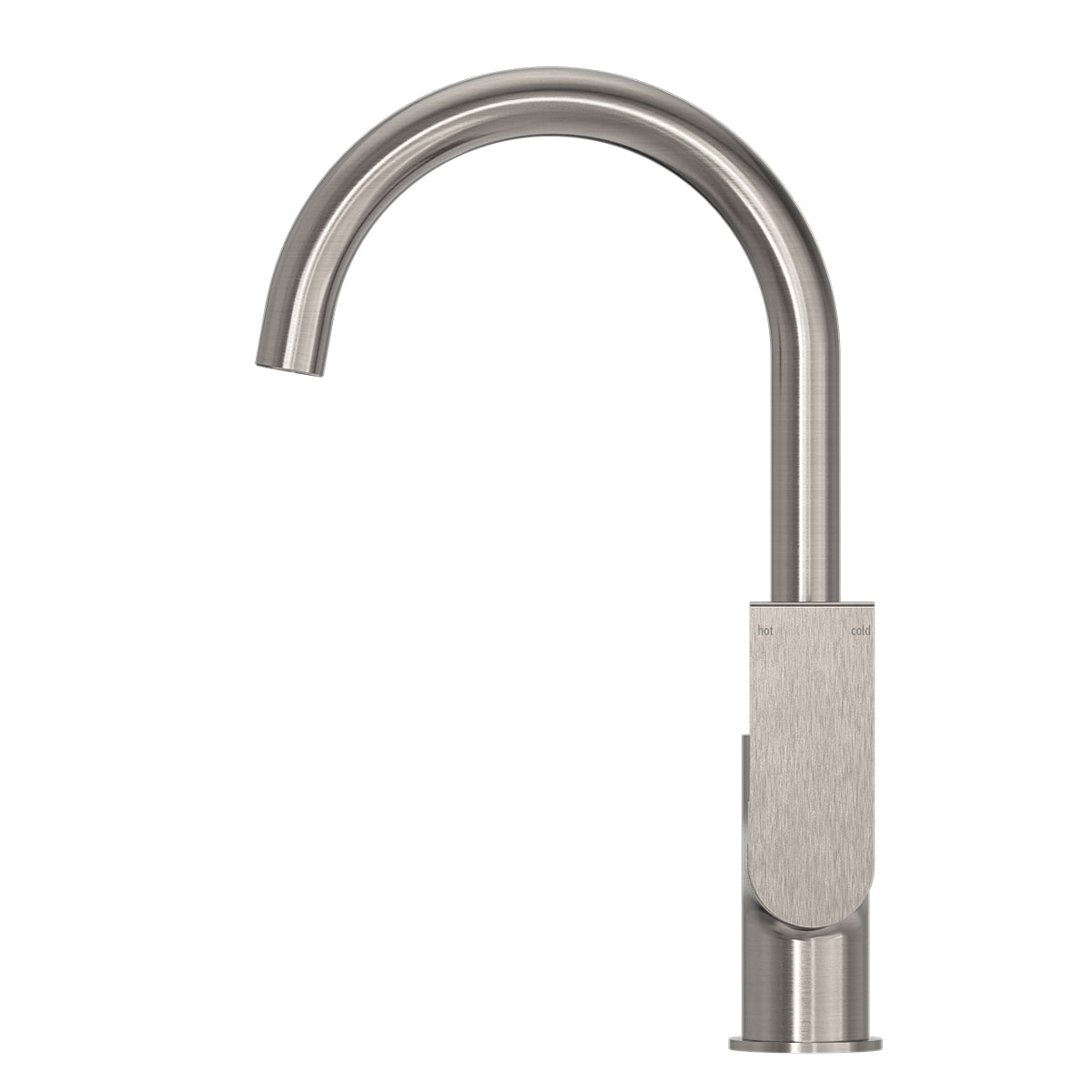 Bianca Kitchen Mixer Gooseneck Spout Brushed Nickel