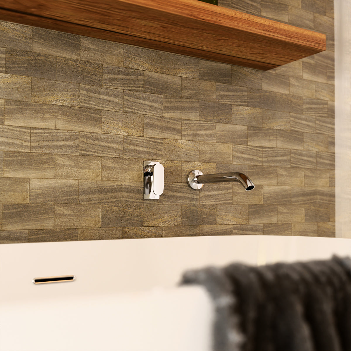 Ecco Shower Mixer Chrome