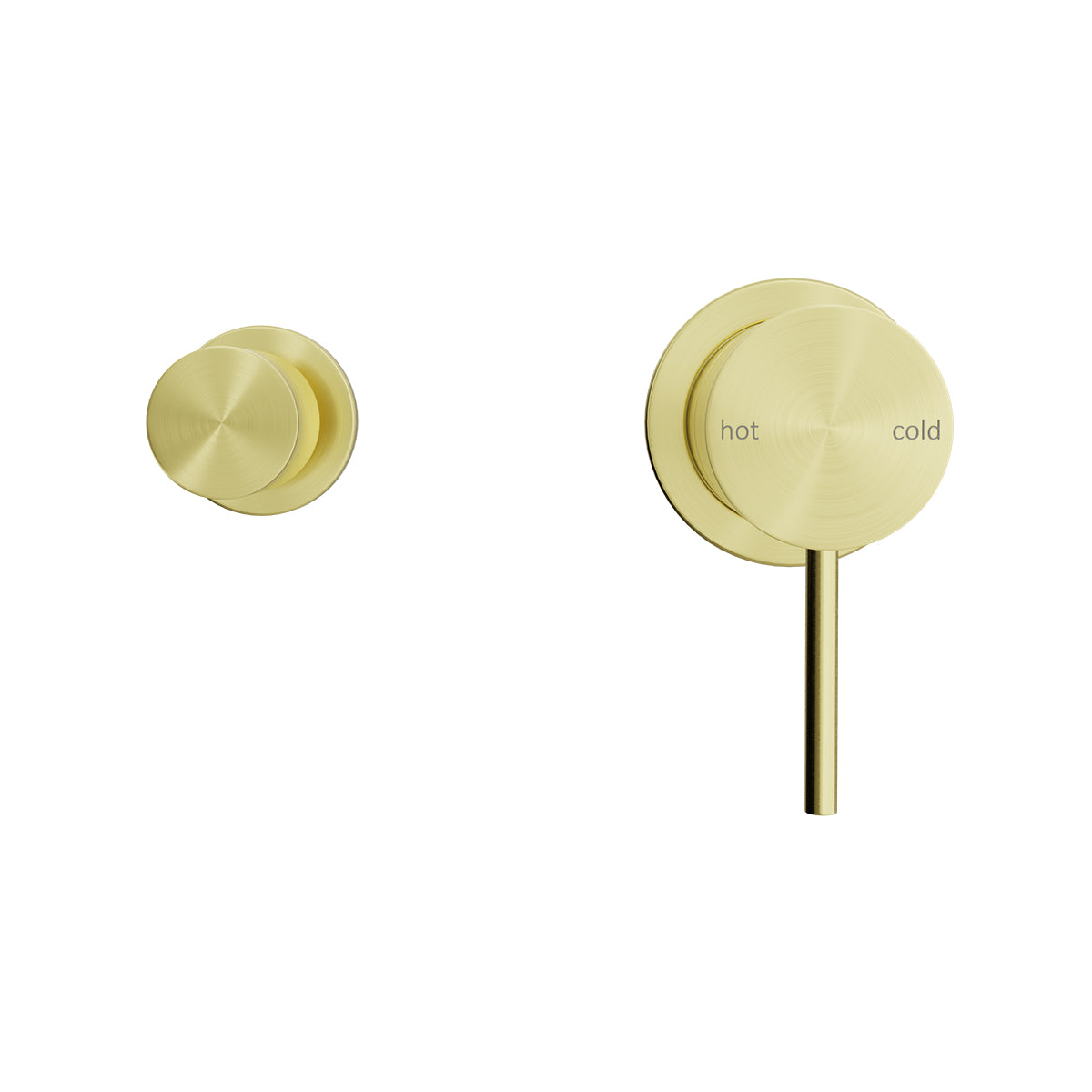 Mecca Shower Mixer With Horizontal 2 Way Divertor Brushed Gold
