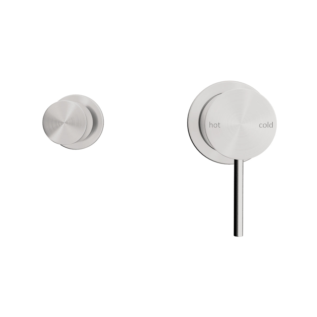 Mecca Shower Mixer With Horizontal 2 Way Divertor Brushed Nickel