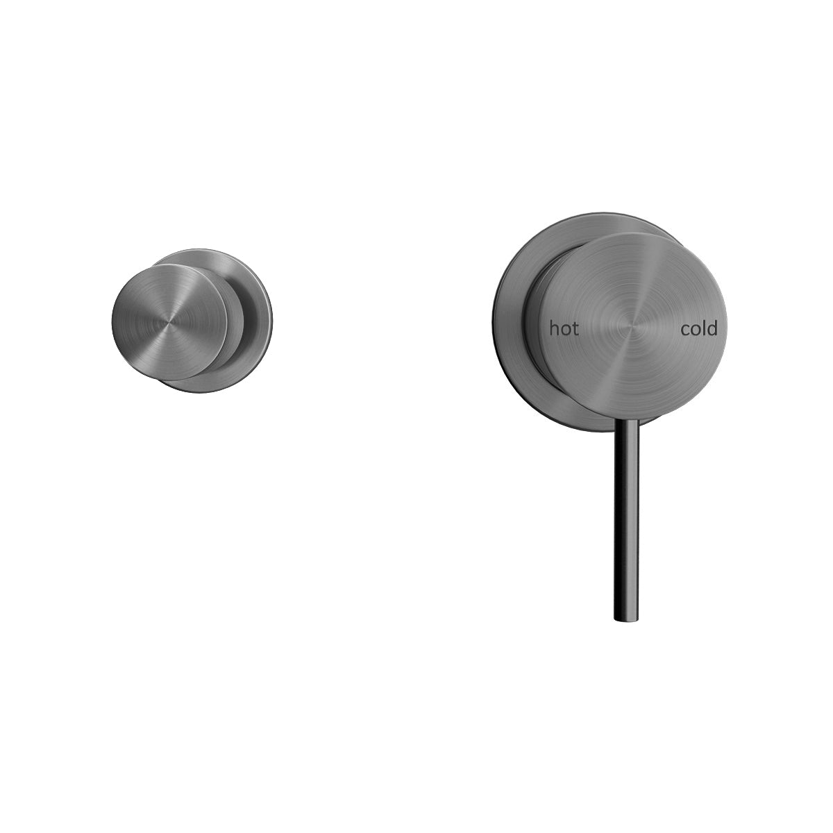 Mecca Shower Mixer With Horizontal 2 Way Divertor Gun Metal