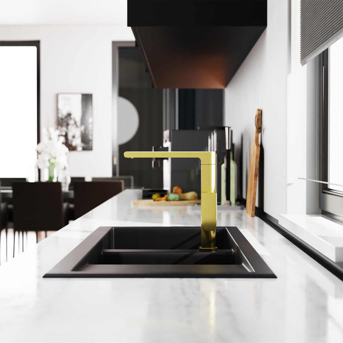 Bianca Kitchen Mixer Brushed Gold