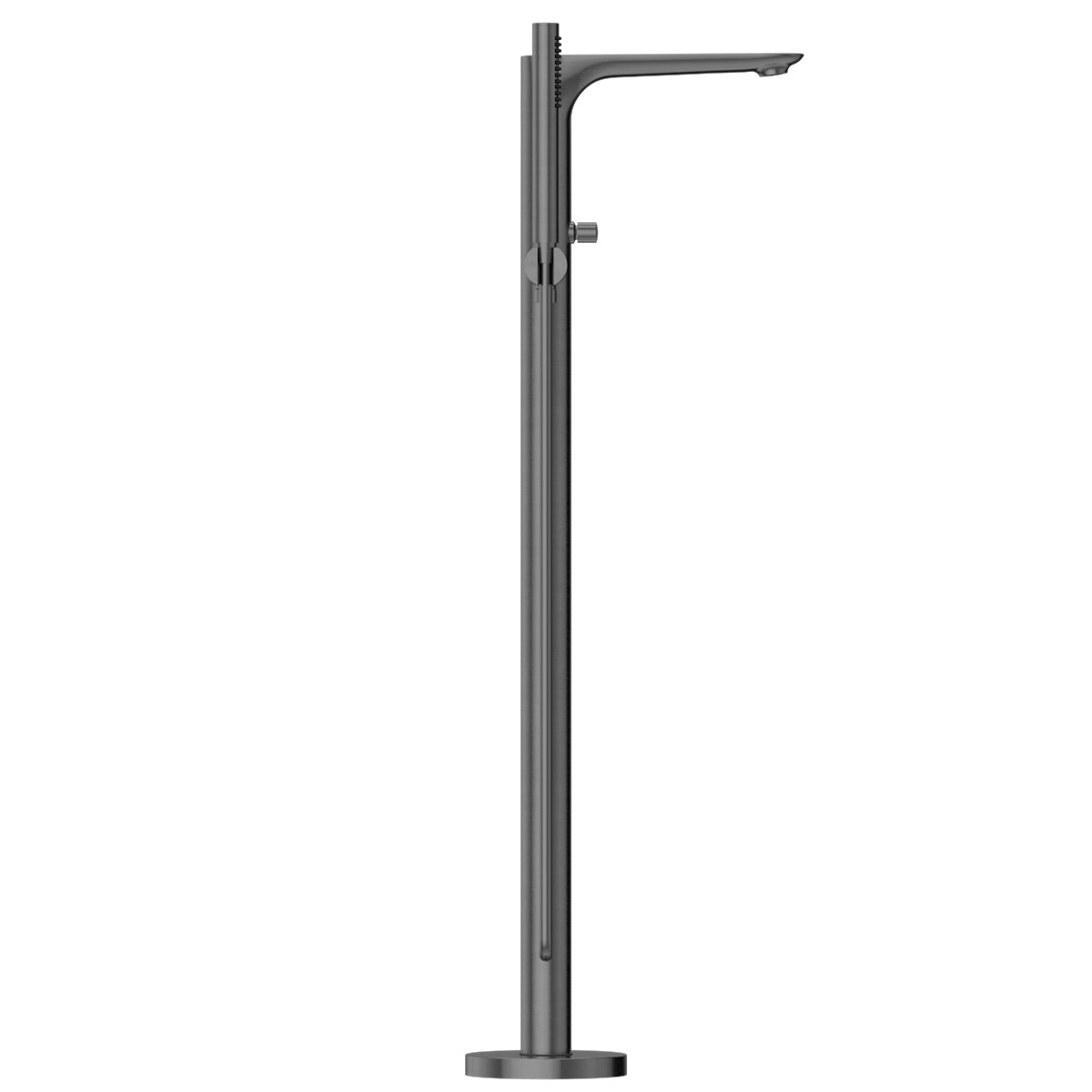 Bianca Freestanding Bath Mixer With Hand Shower Gun Metal