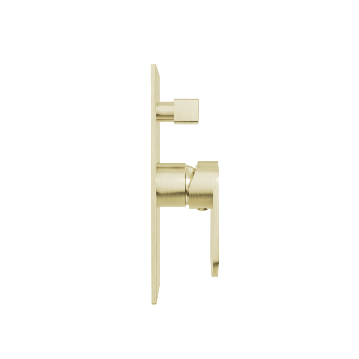 Ecco Shower Mixer With Divertor Brushed Gold